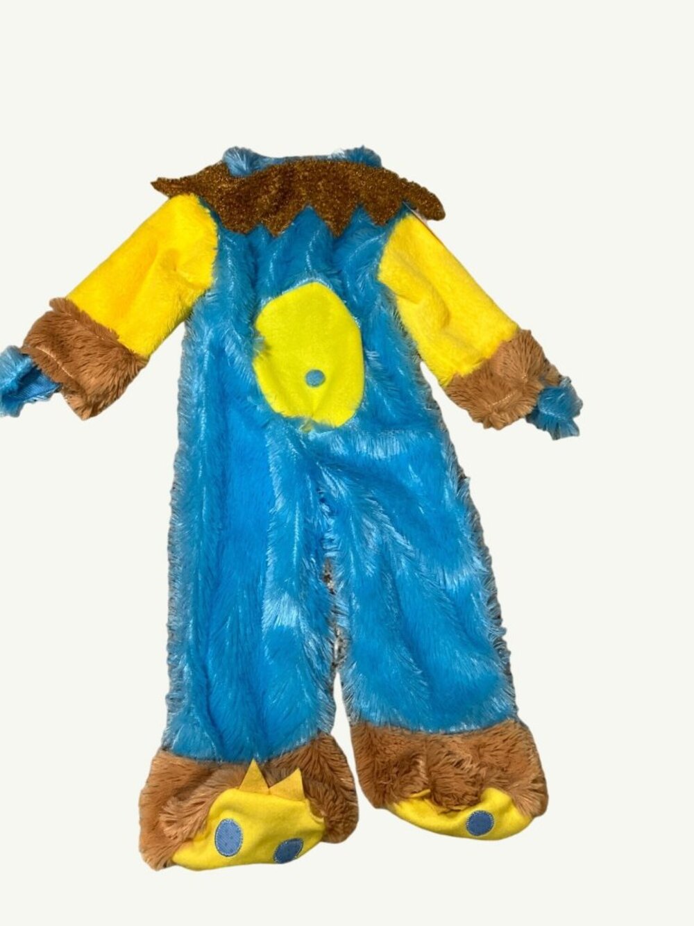 Teeny meanie Blue Monster Halloween Jumpsuit Costume 12-18 Months